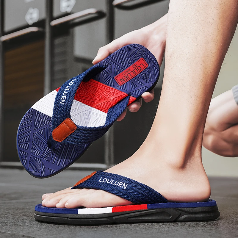 拖鞋男款夏季软底舒适外穿防滑凉拖休闲时尚厚底户外耐磨人字拖鞋