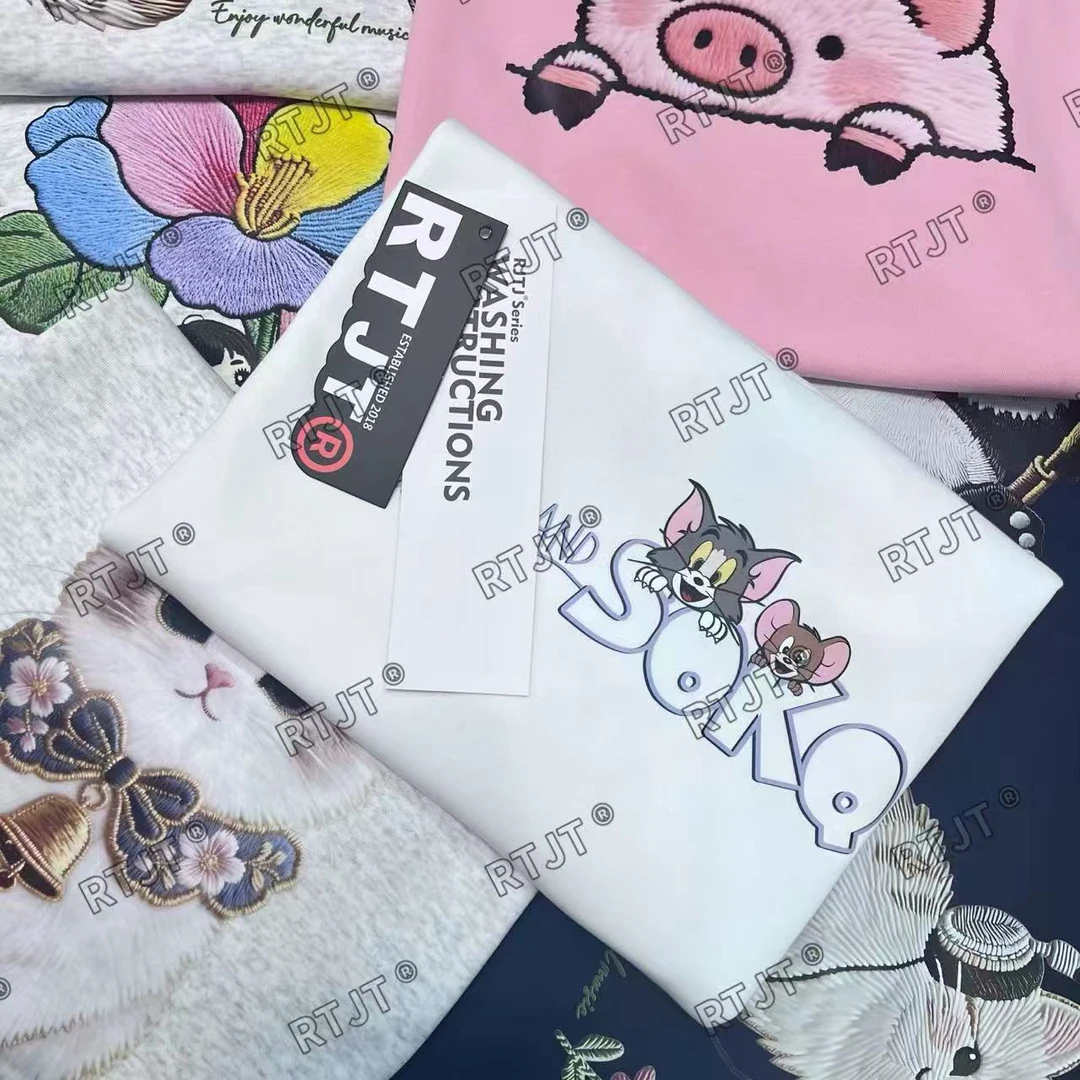 【001-083常规】慵懒卡通风圆领卫衣女设计感宽松显瘦百搭秋冬上衣