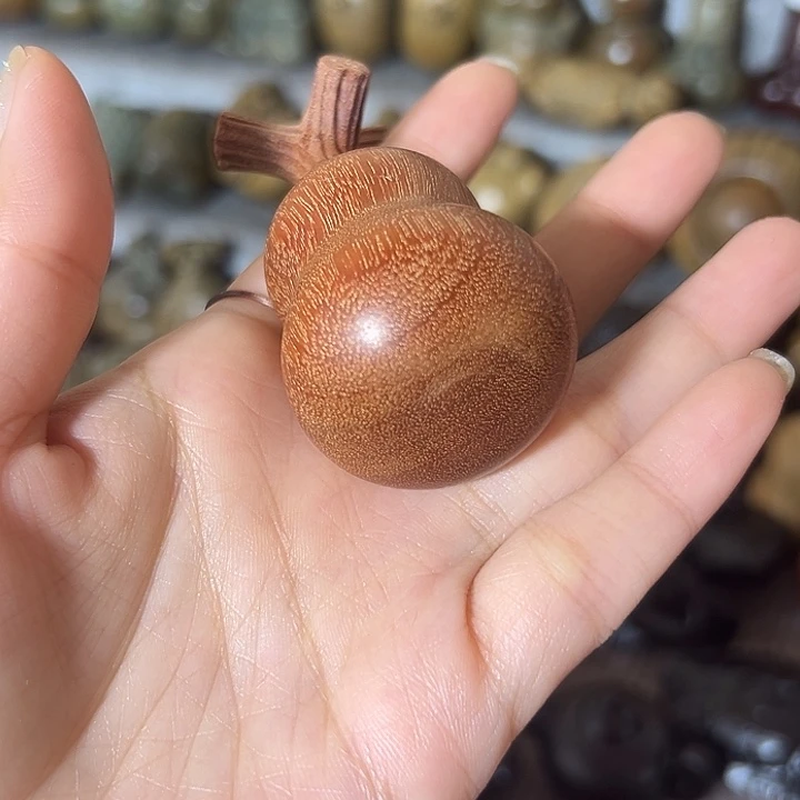 木ε***程金星紫檀葫芦