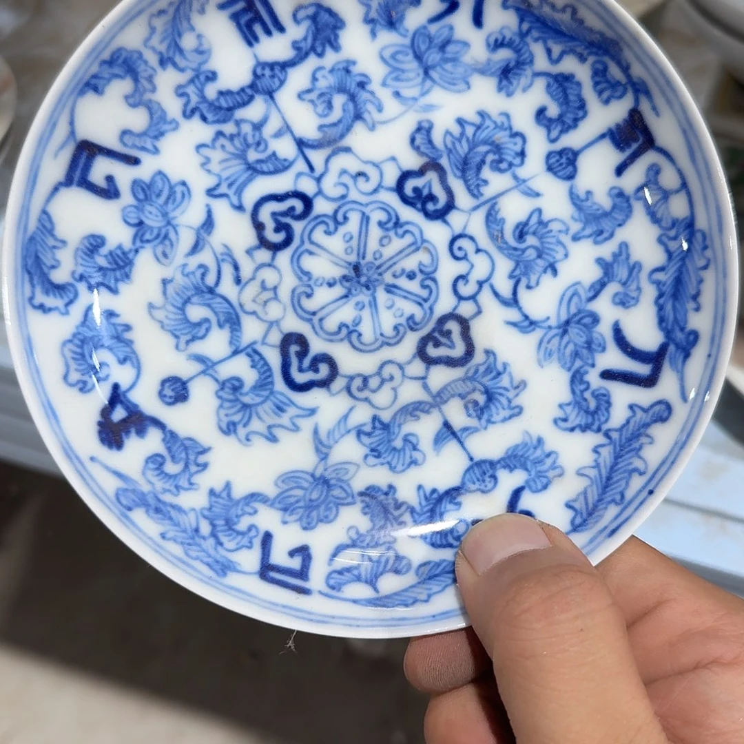 瓷片摆件手绘瓷器处理