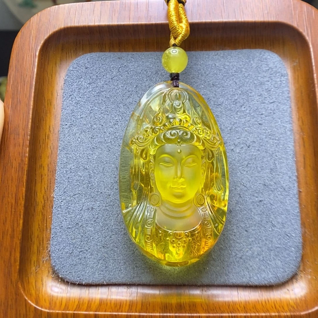 未镶嵌颈饰蜜蜡開*郎