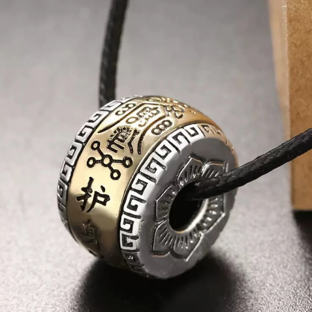 非金属珐琅吊坠 DD时尚百搭六字护身符吊坠