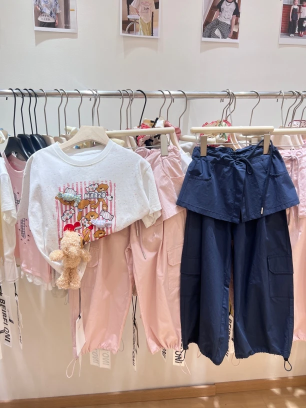 屁帘韩系9分儿童韩系裤2025夏