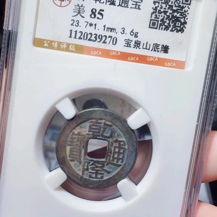 铜DX评级币一个，9270