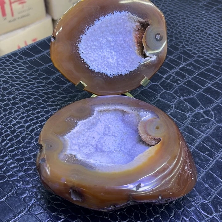 珠宝半成品水晶未镶嵌红皮粉软