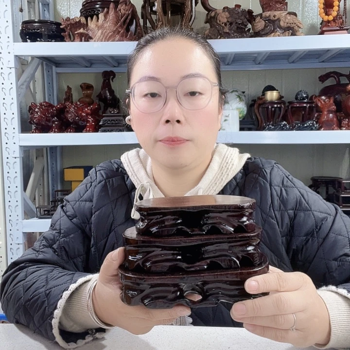 忠***仪木A越南马拉丝实木底座