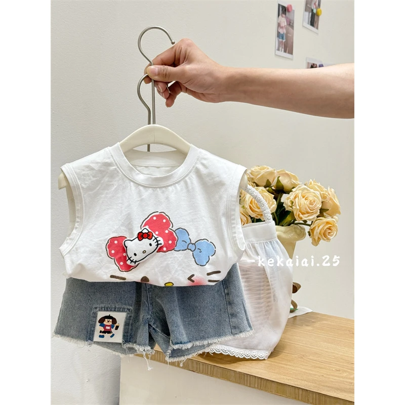 AC405~KKAA·25夏~拼接毛边牛仔短裤68017