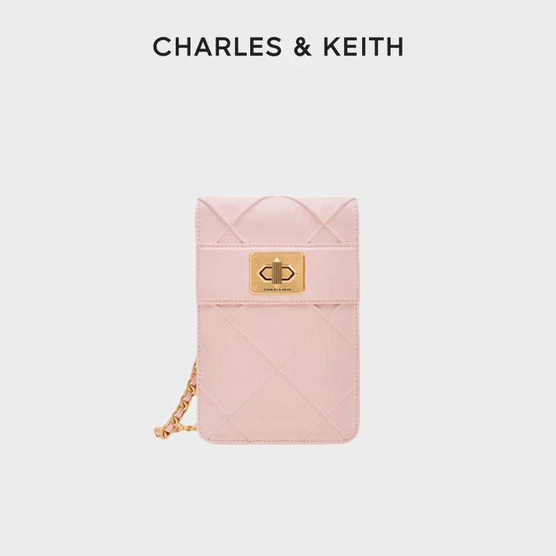 CHARLES & KEITH欧若风斜挎包小香手机包女【原】80681129