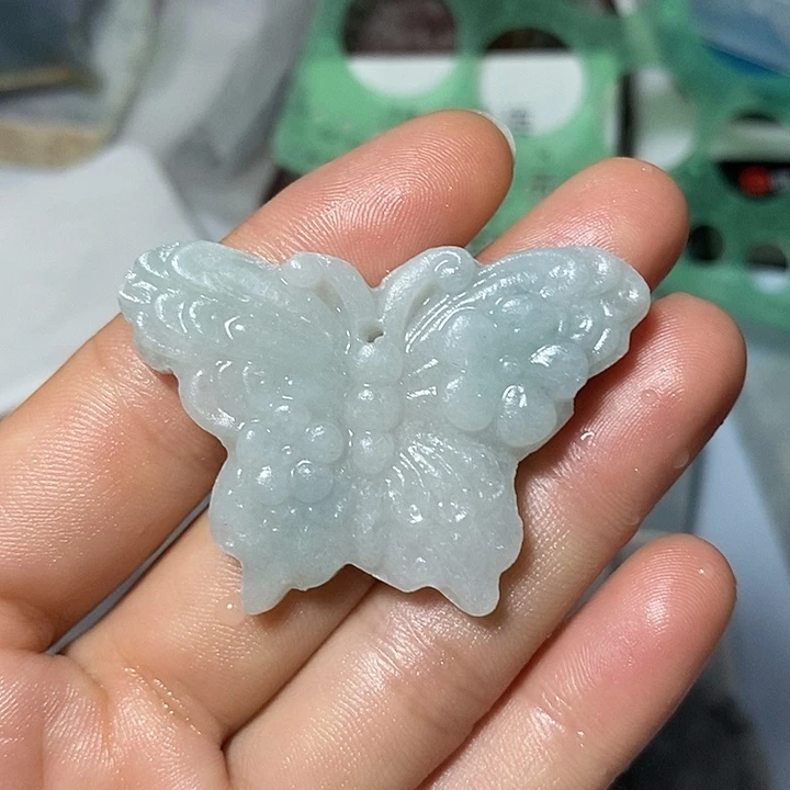 颈饰未镶嵌翡翠定制毛贸