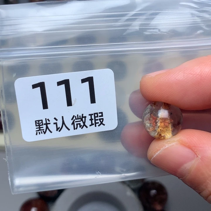白***精颈饰水晶未镶嵌天然水晶单珠