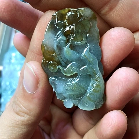 翡翠未镶嵌颈饰天然缅甸翡翠a货