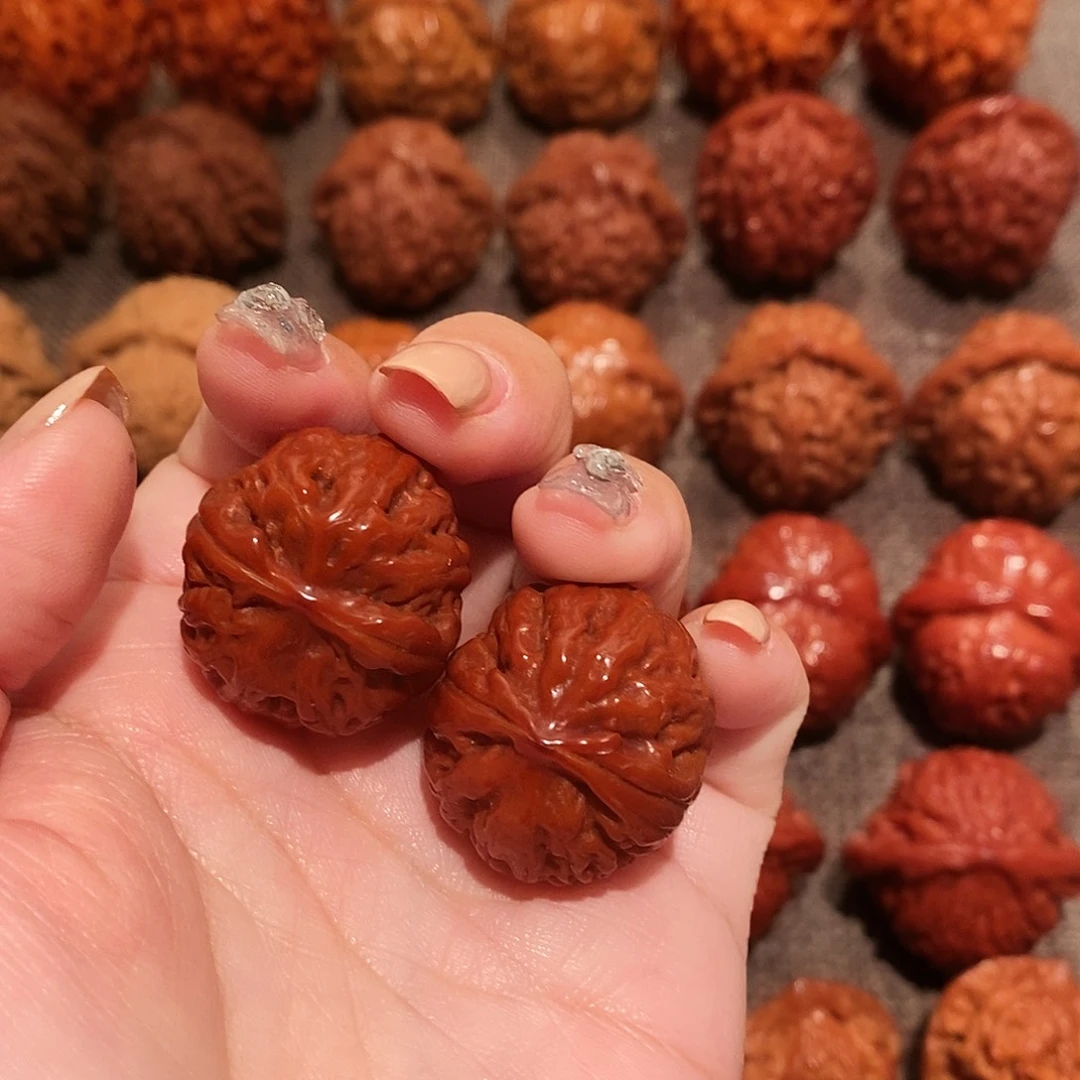 东***枫文玩核桃吊坠粗筋南瓜0588