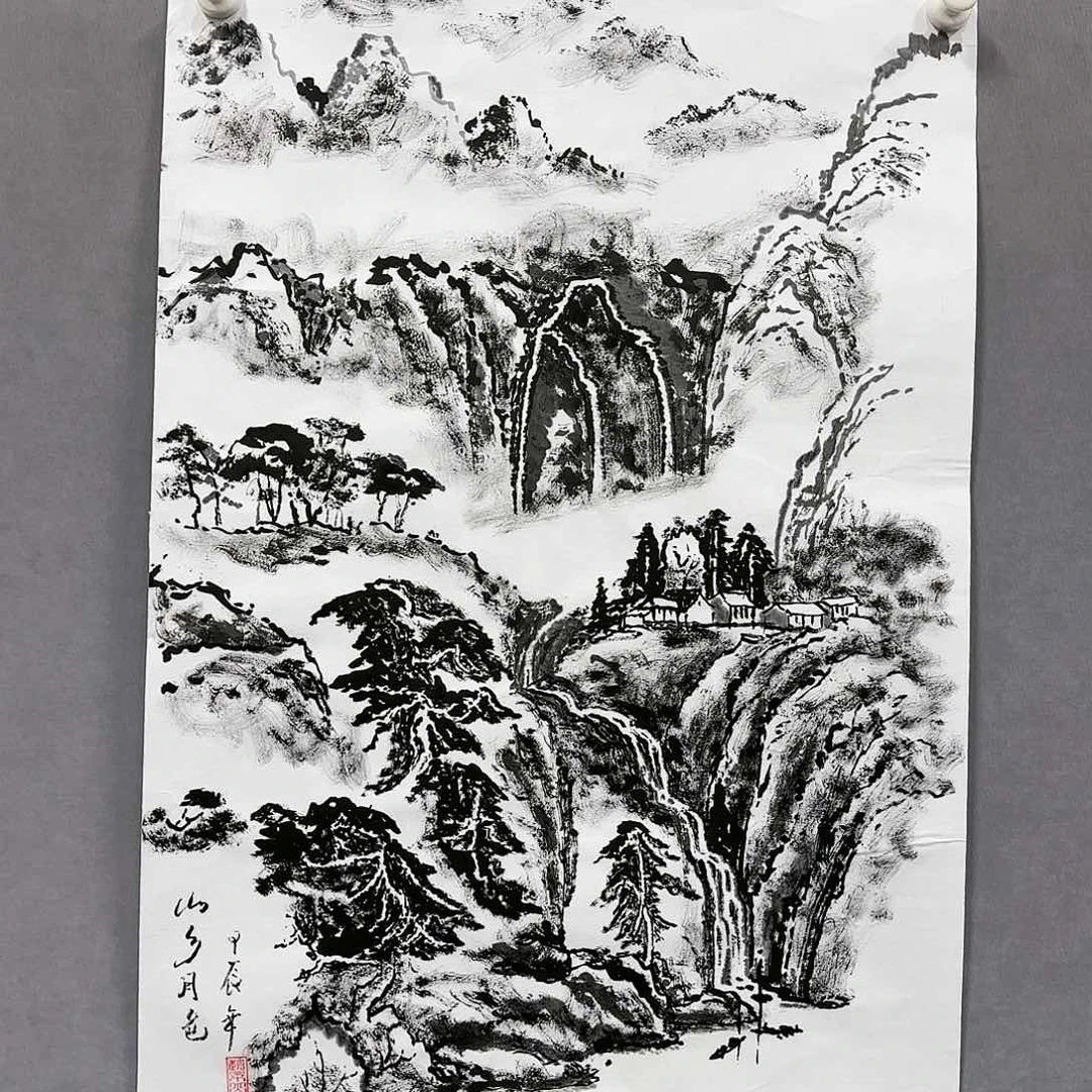 国画国画纯手绘作品请放心去藏
