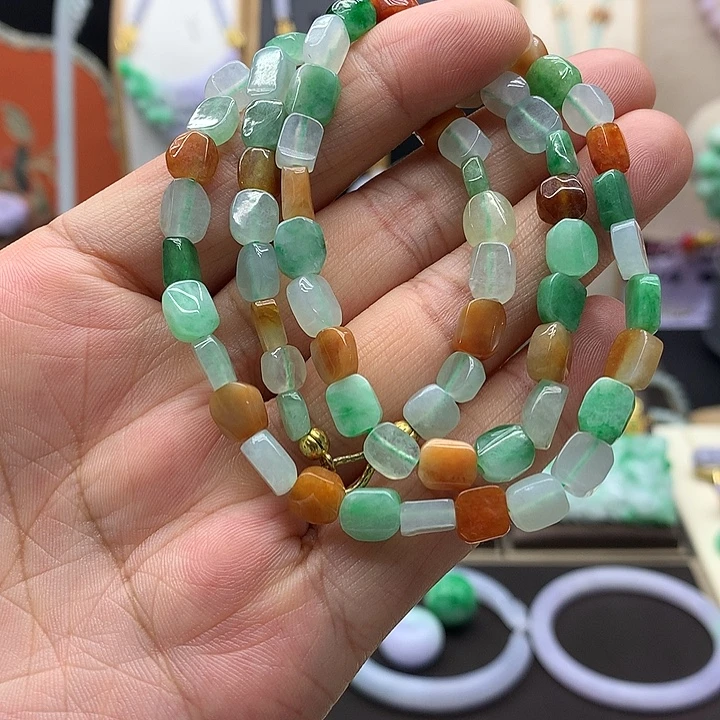 项链未镶嵌翡翠翡翠项链