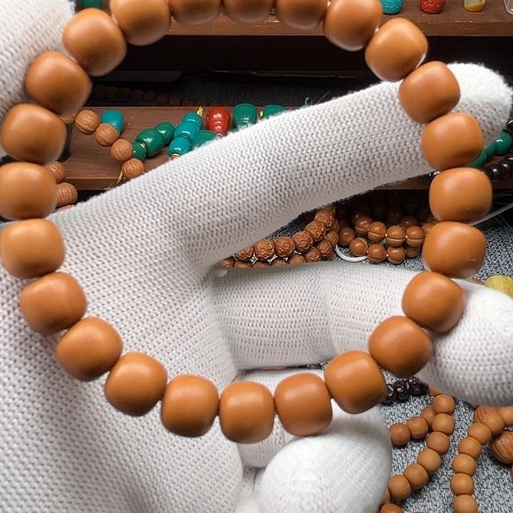 随***。猴头核桃手串黑8文玩