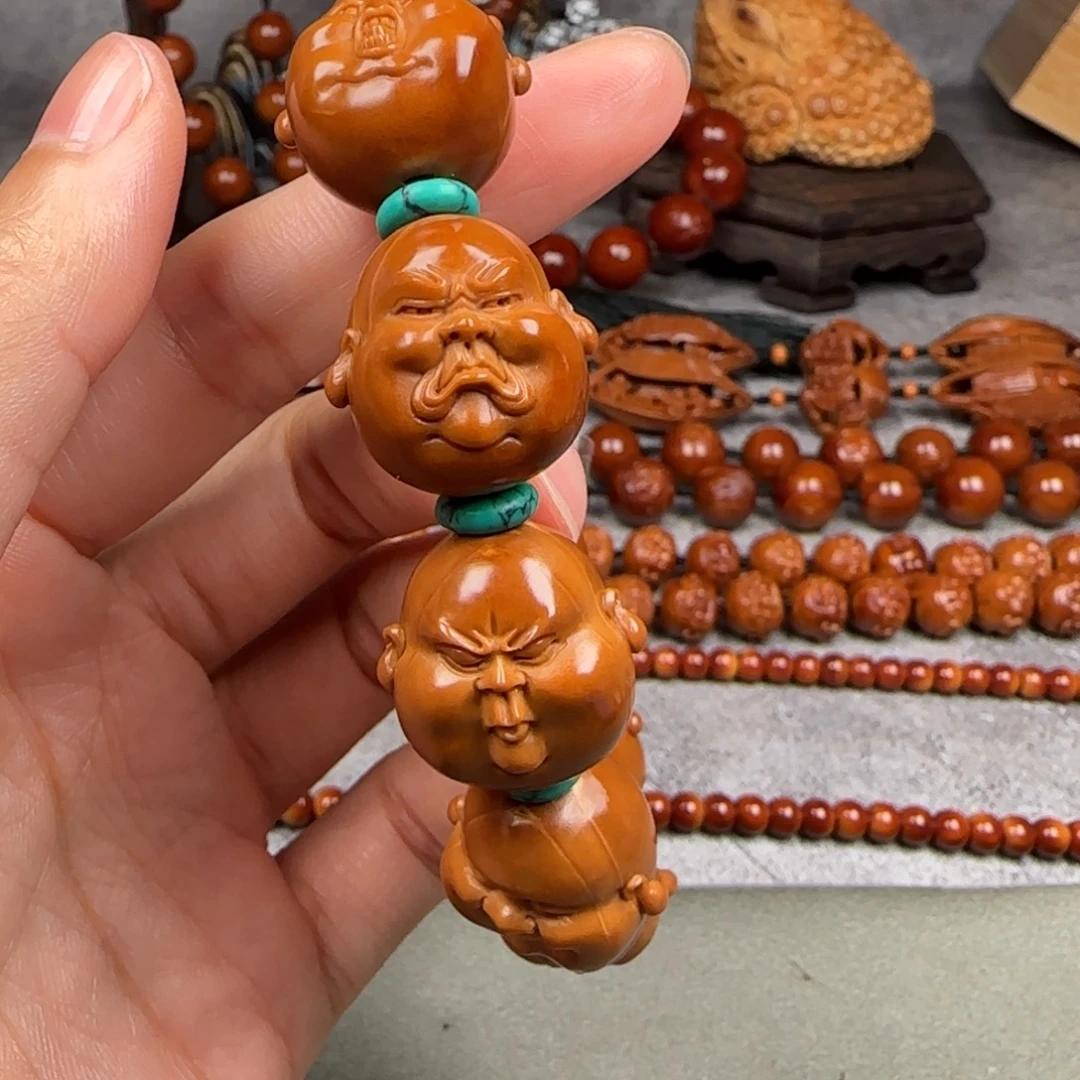 轻***香手串/手链橄榄核2.1尺寸百态手串