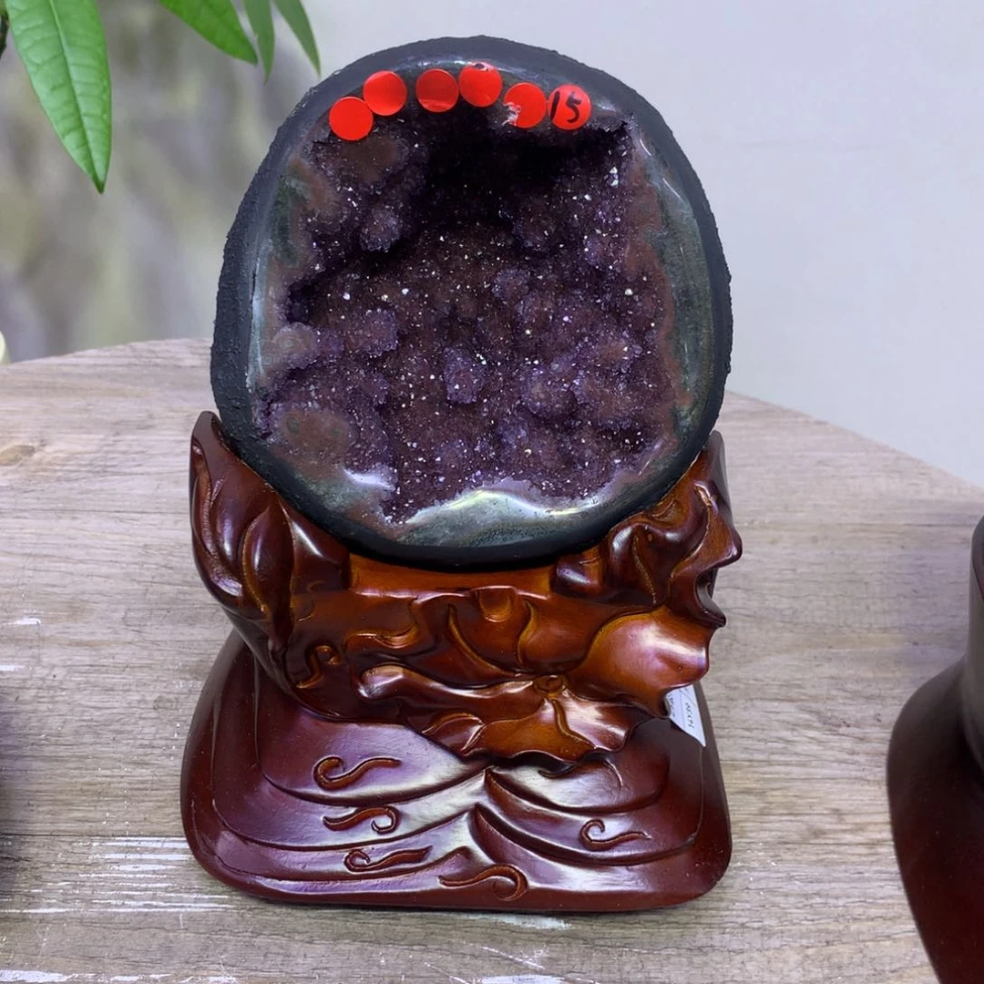 未镶嵌紫晶大型摆件（非配饰）闺****财