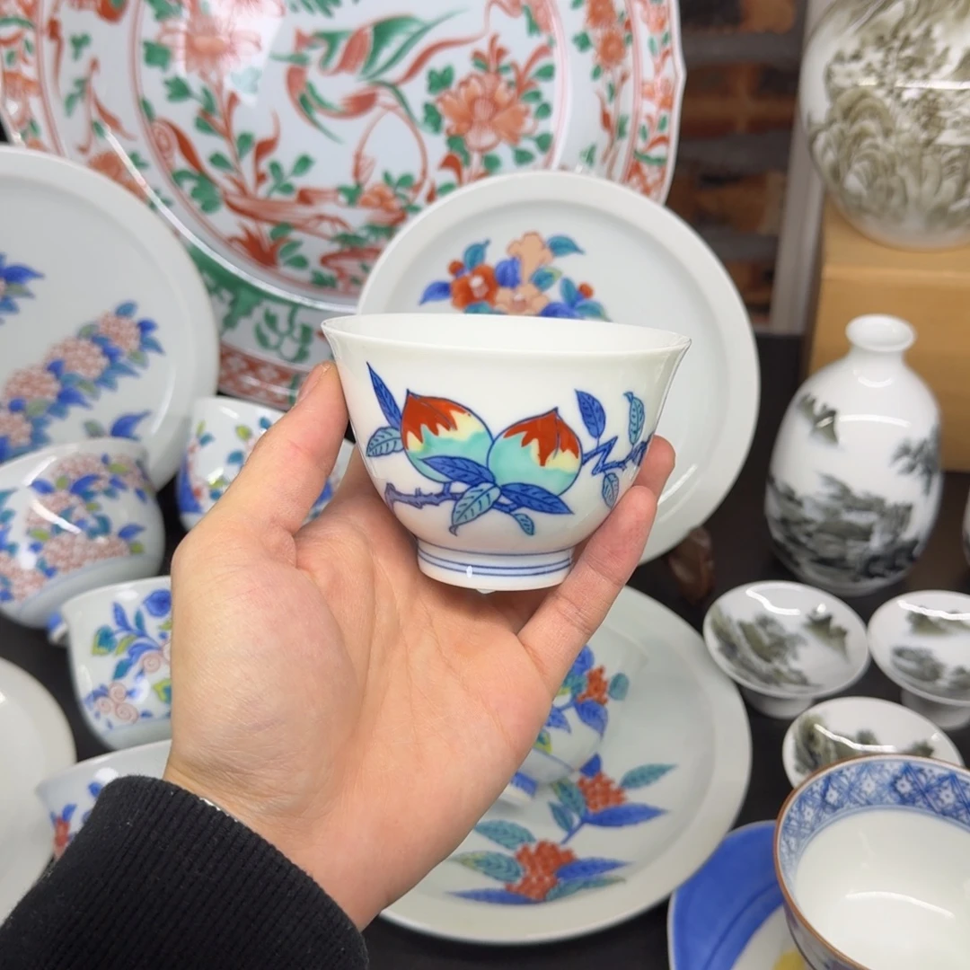 瓷片恭喜发财万事如意