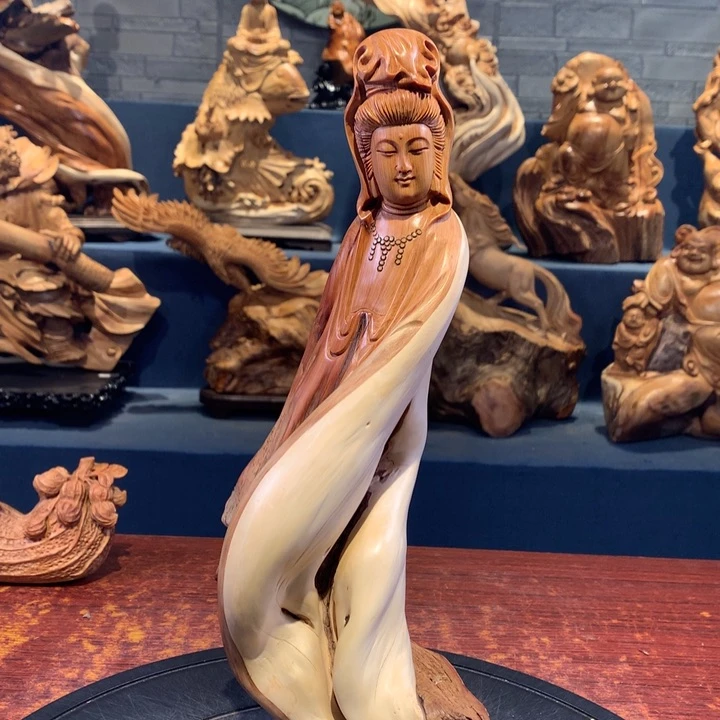 柏木（崖柏）根雕摆件