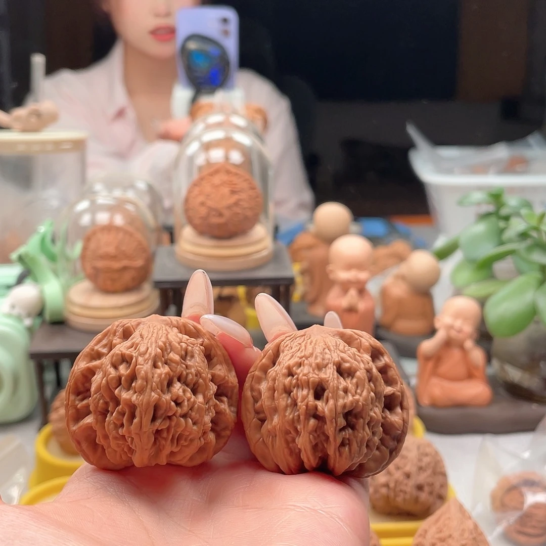 把件文玩核桃43狮虎兽