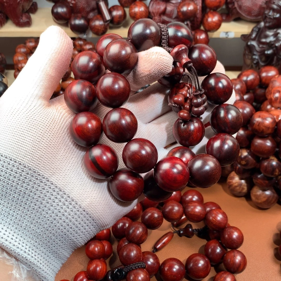 木2.0顶泥鸡血红-火焰纹黑漂红