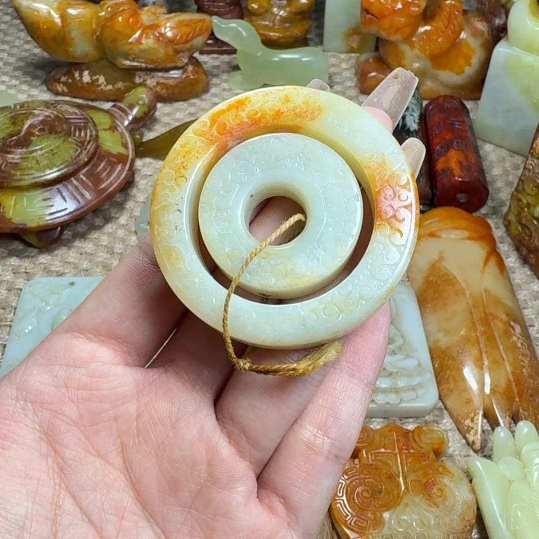 白玉菩提吊坠挂件