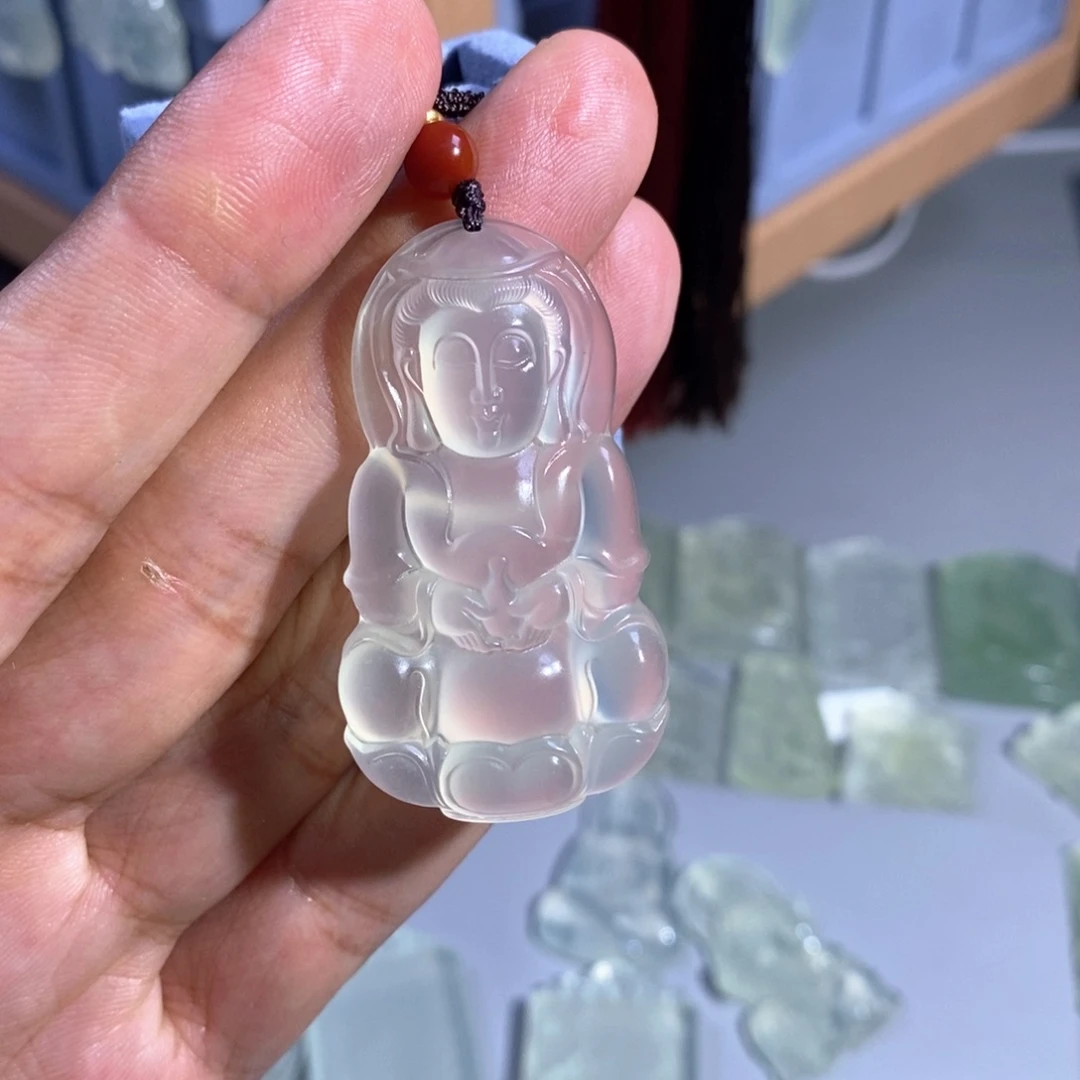 未镶嵌岫玉吊坠吊坠