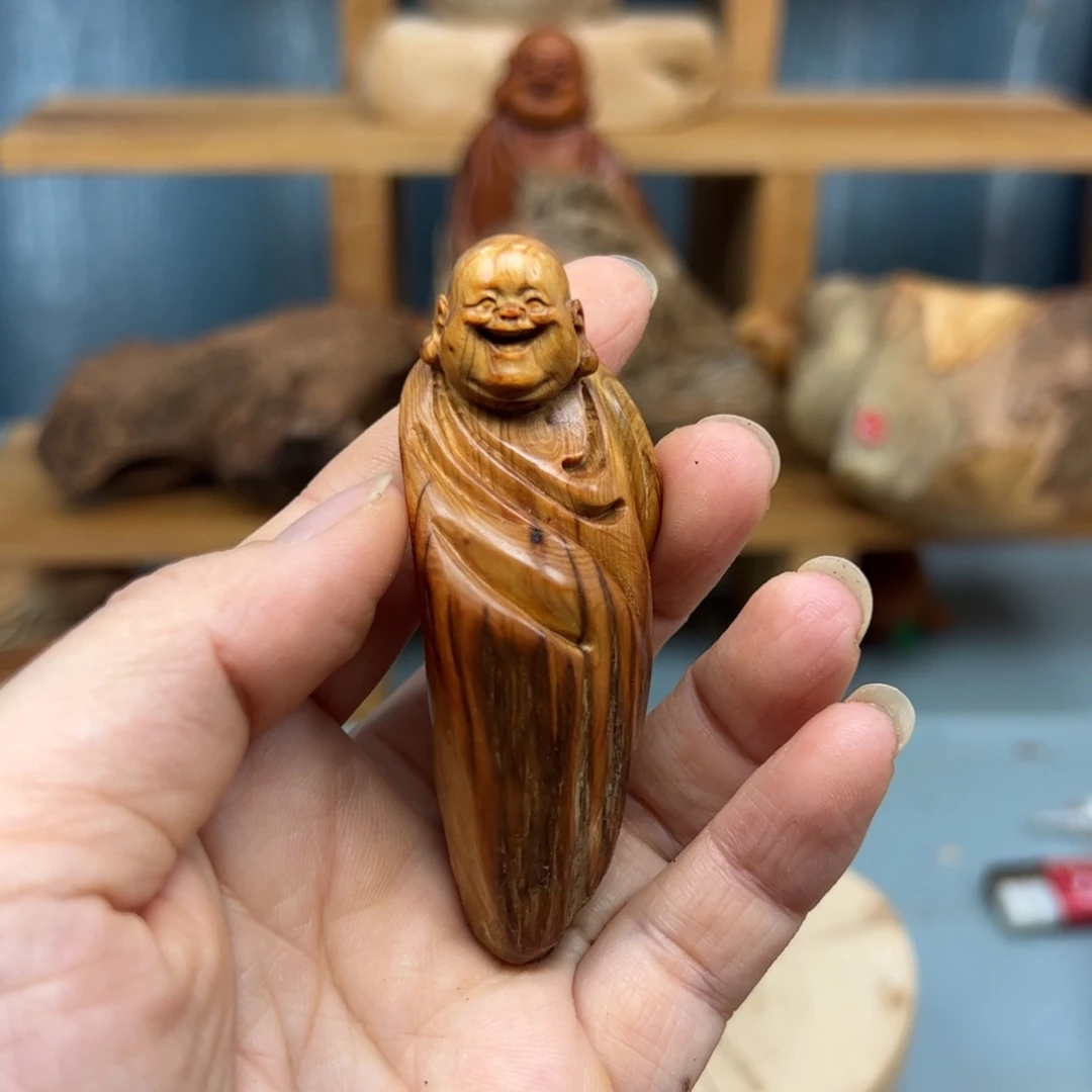 柏木崖柏木摆件手把件