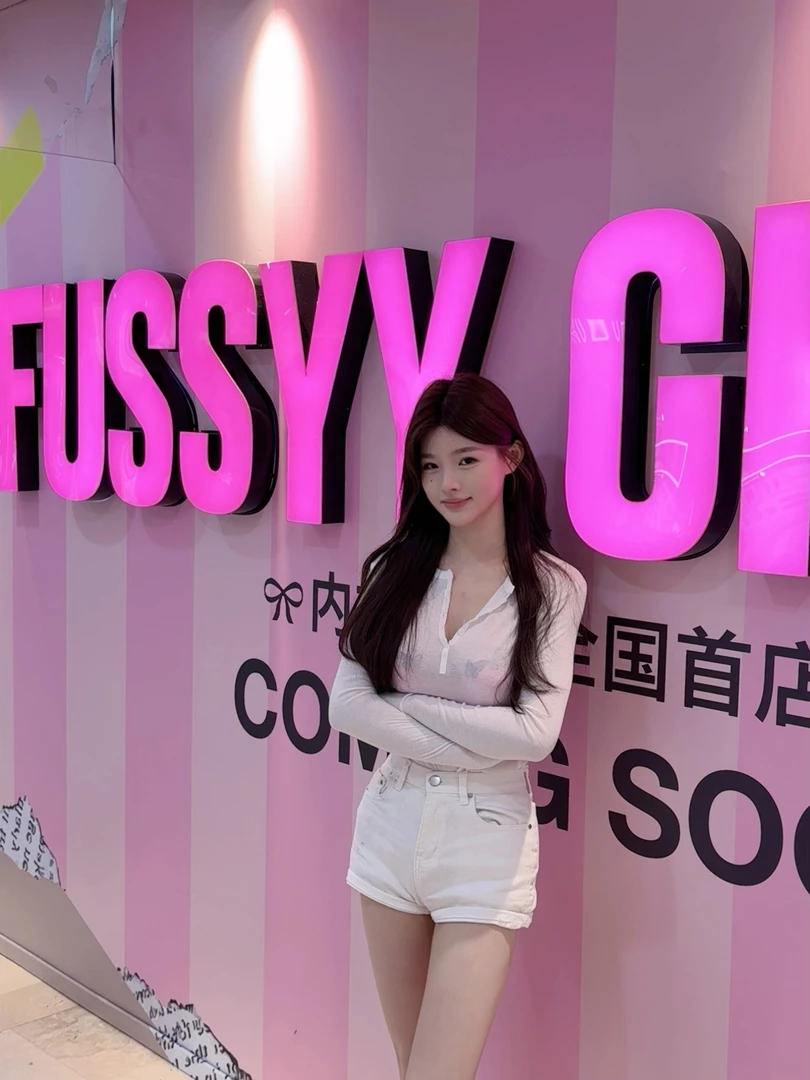 fussyy新品白色黑色丰胯神裤短裤YF047H