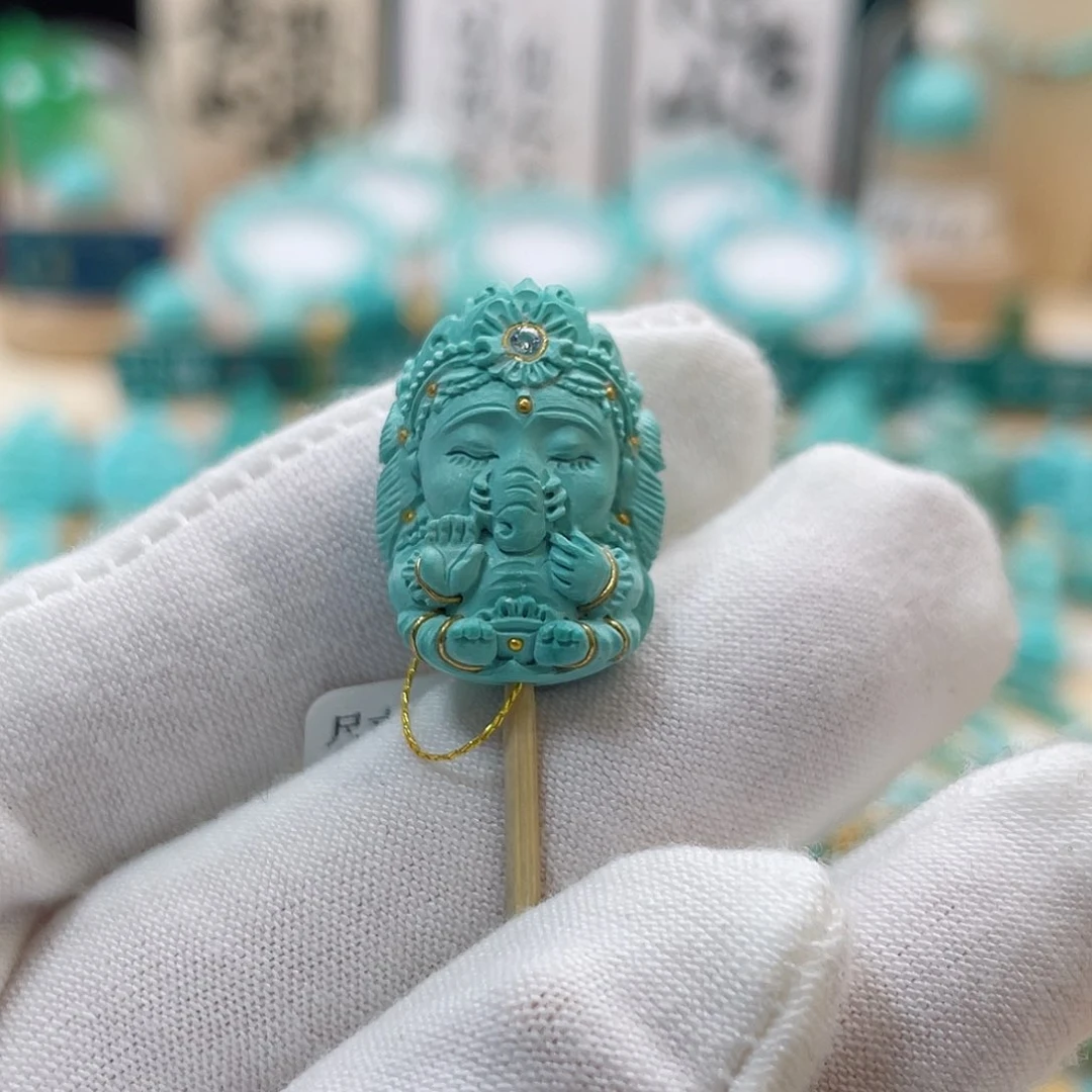 绿松石珠宝奇石未镶嵌