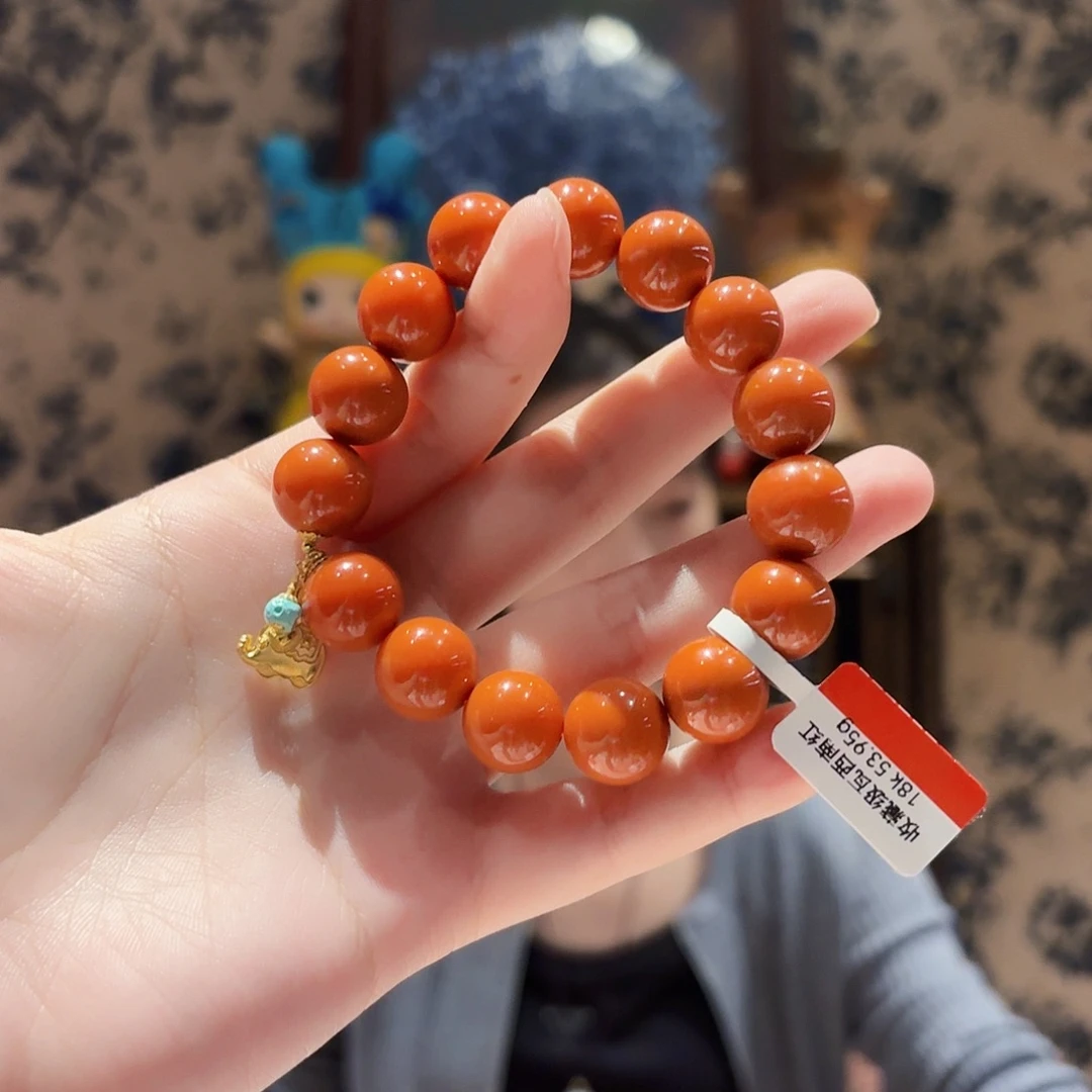 南红玛瑙未镶嵌手串