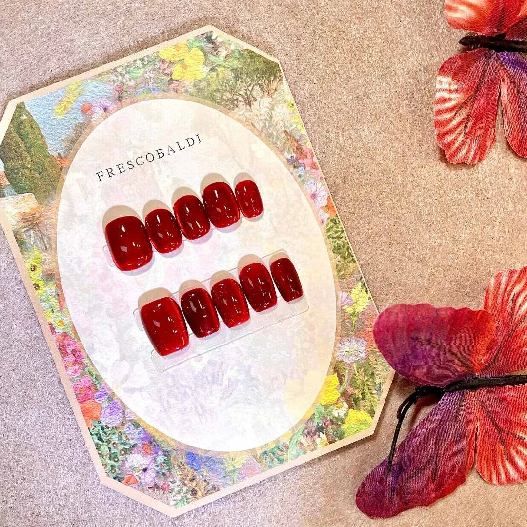 【本宫归来】NAILGO手工红色婚甲穿戴甲