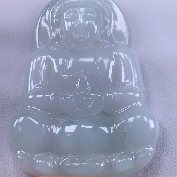 颈饰未镶嵌翡翠观音