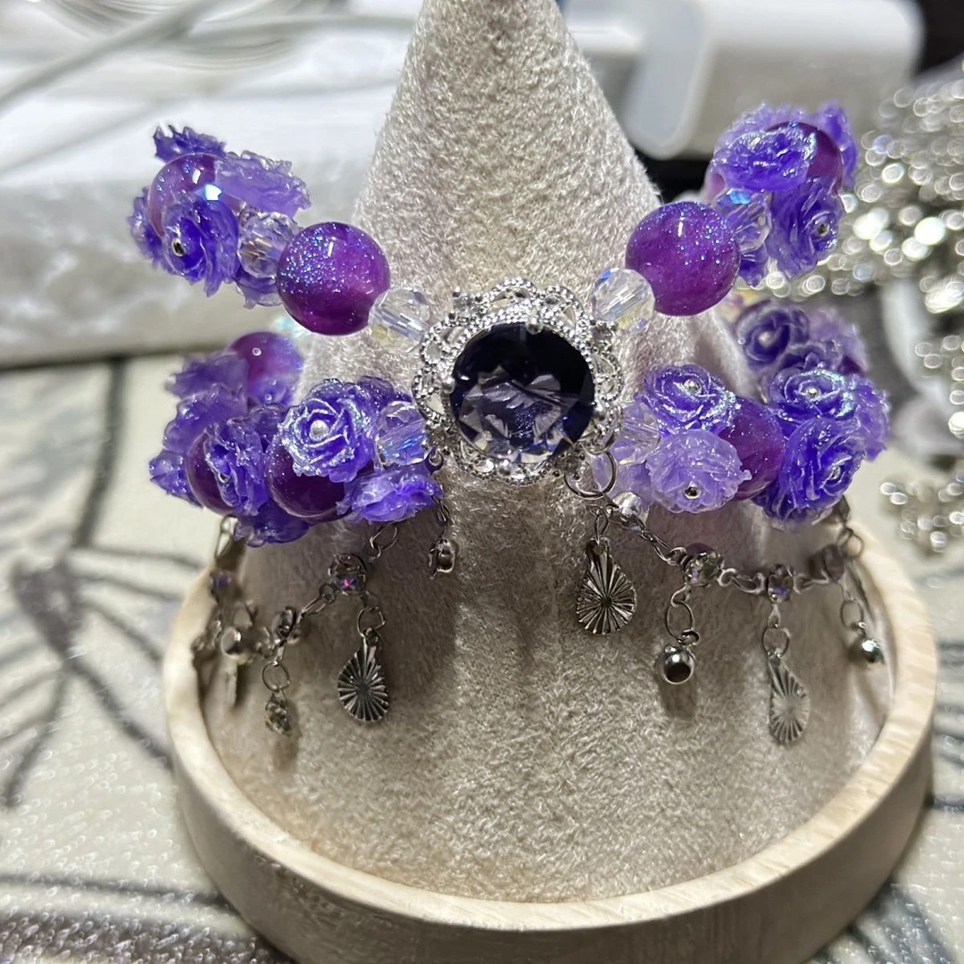 【树脂➕软胶花➕锆石】重工风手工设计款手链