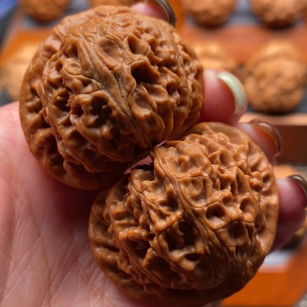 把件文玩核桃42尺寸全品宫灯狮子头