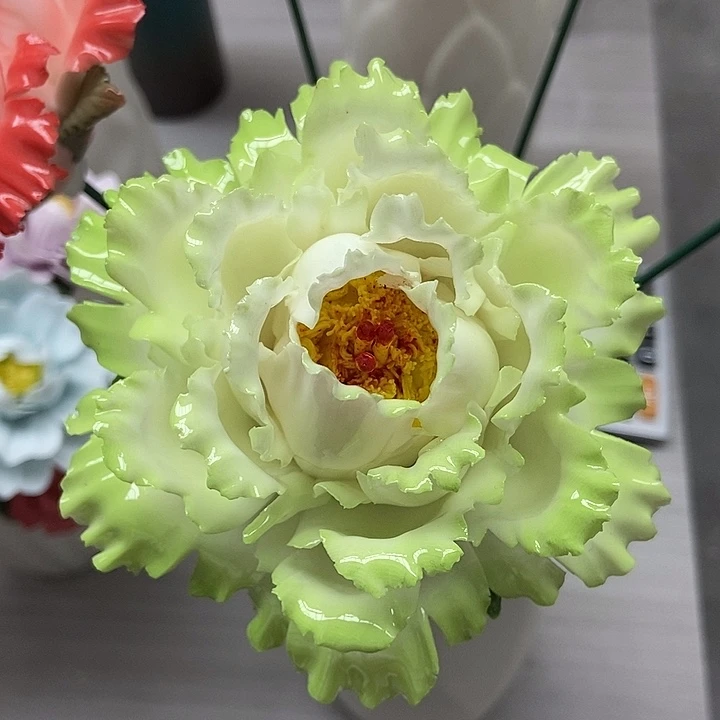 陶瓷纯手工捏花设计