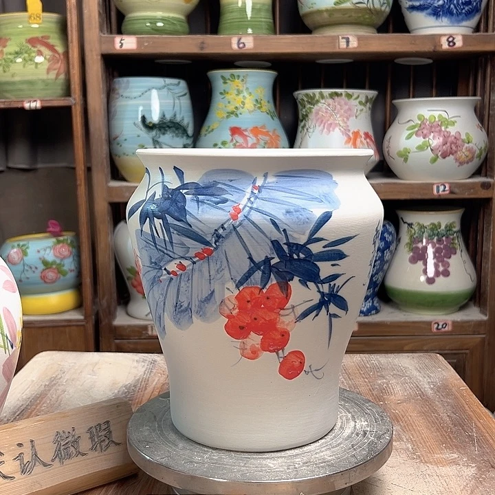 陶小脚芭蕉叶新款陶瓷陶瓷陶瓷