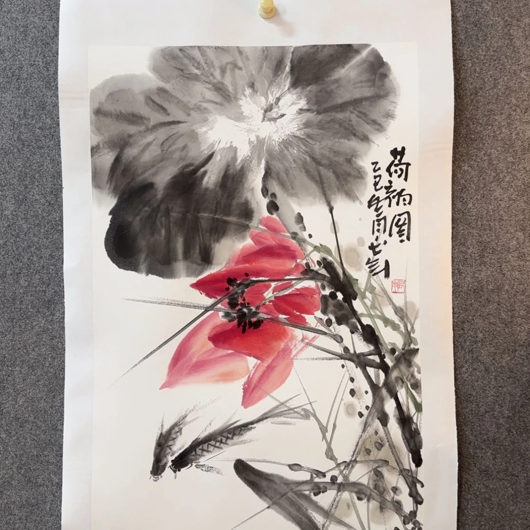 国画zz靳长年老师手绘作品