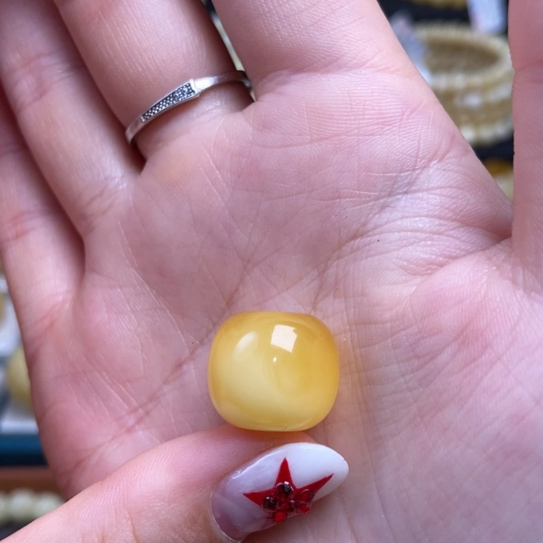 蜜蜡未镶嵌珠宝奇石15.4mm