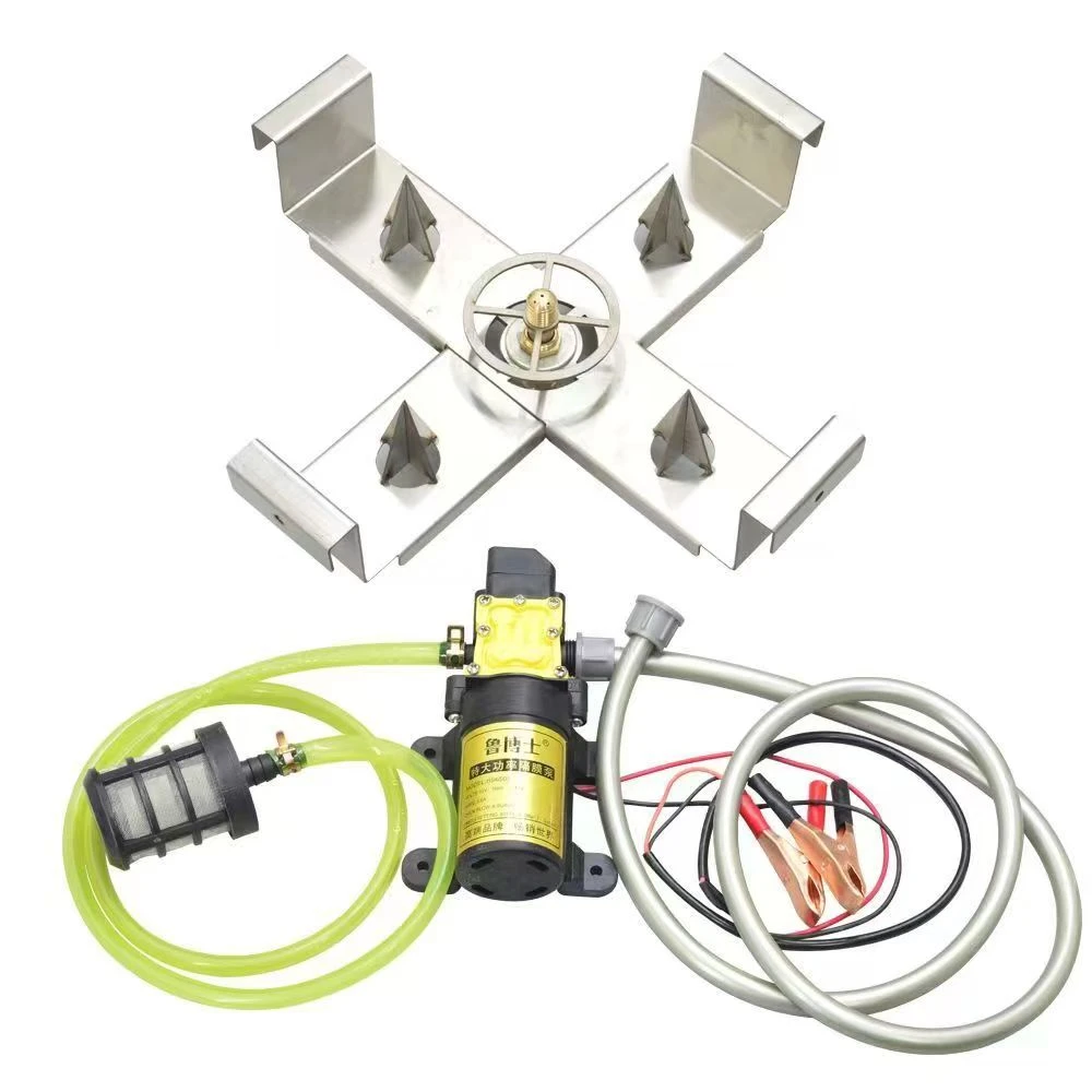 农药开瓶电动洗瓶器不锈钢全自动高压飞防洗瓶兑药器农业打药神器