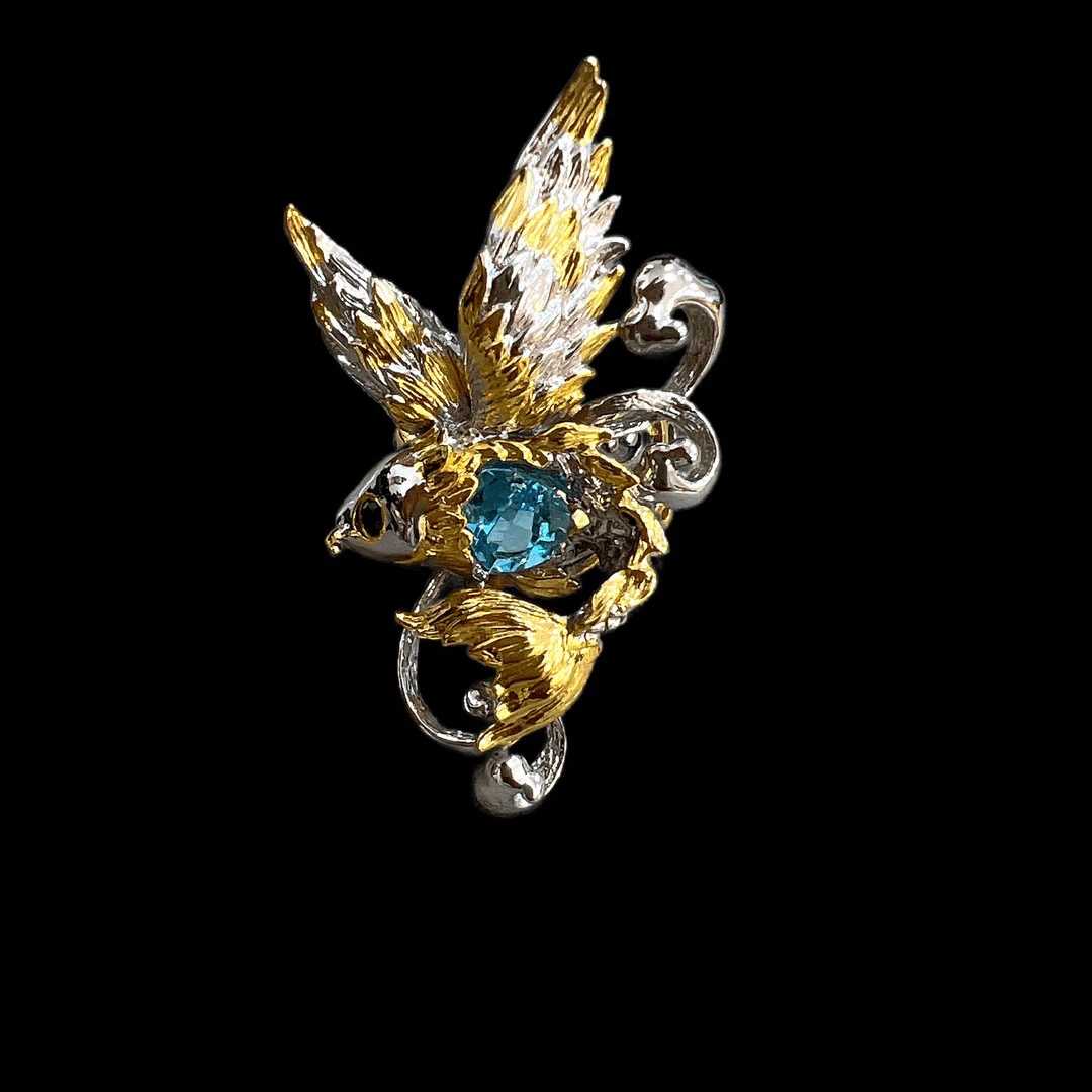 925银戒指 F5566银戒指老意大利工艺孤品、