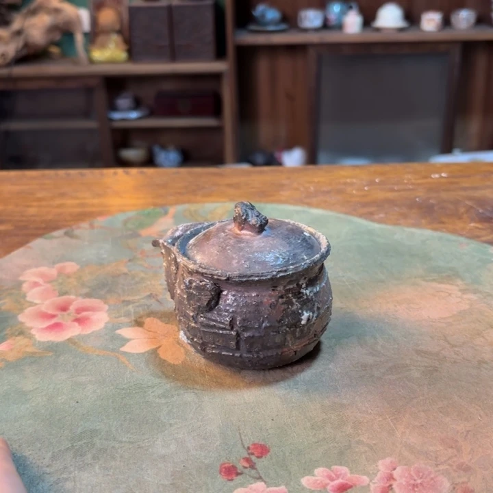 柴烧纯手工手绘陶瓷