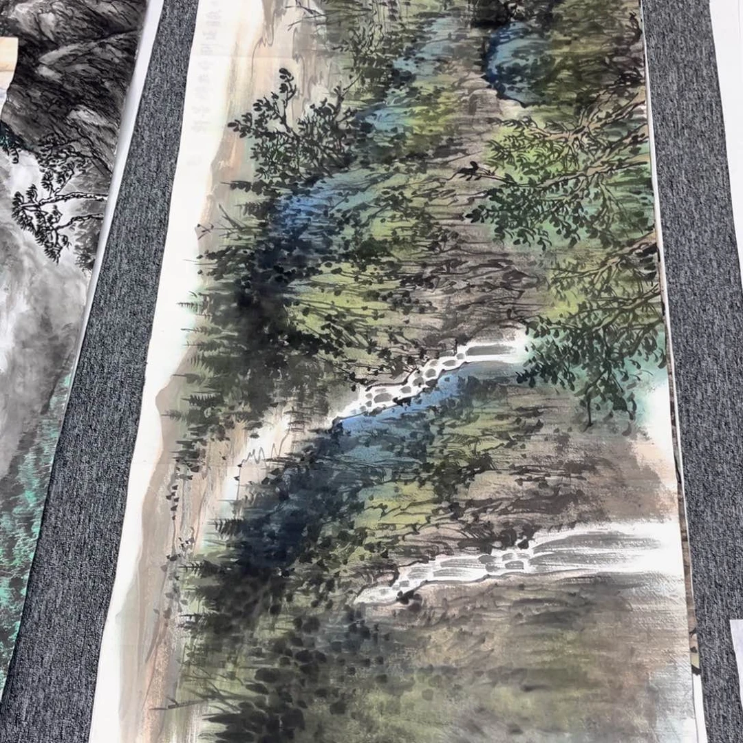 ****国画绘画作品多次