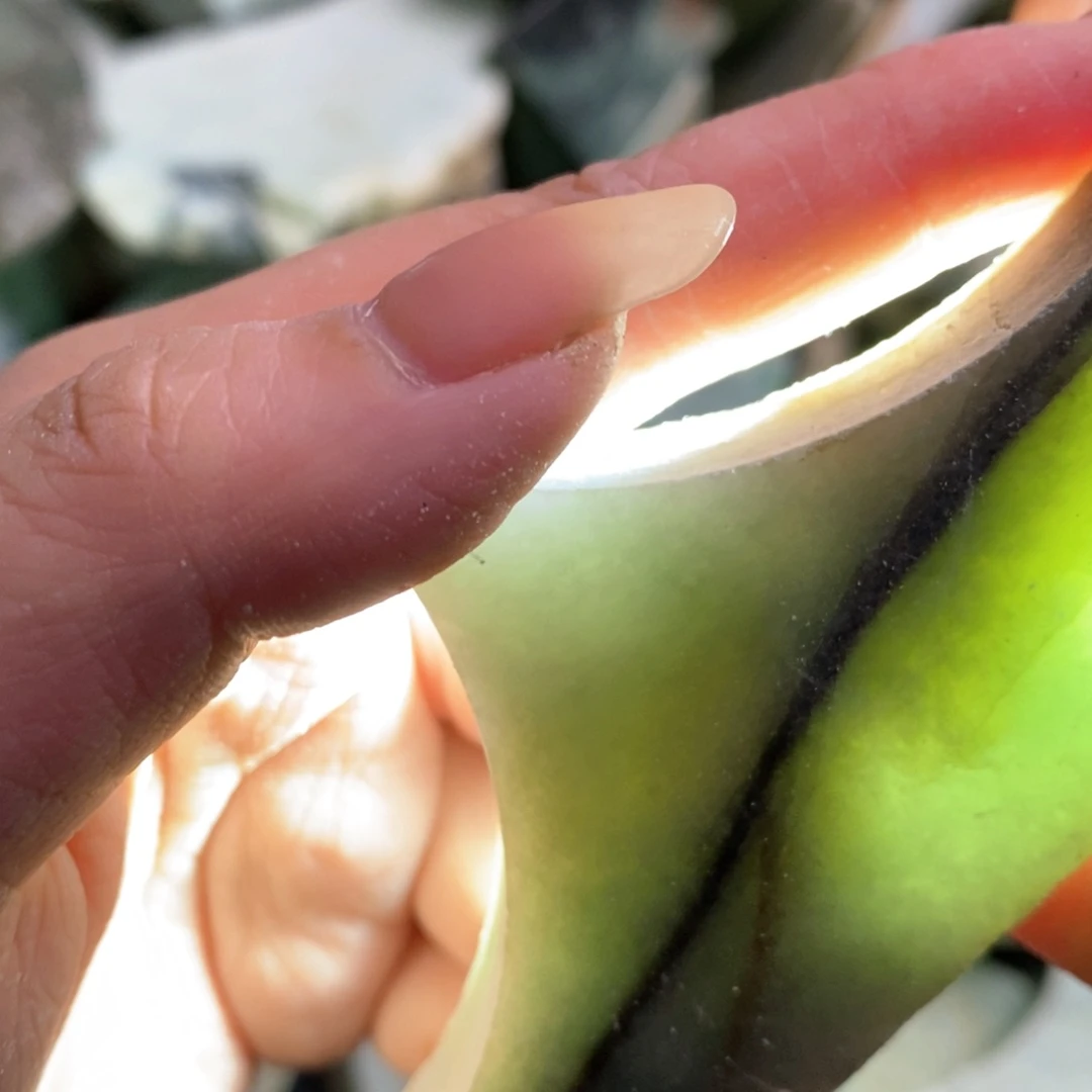 颈饰未镶嵌翡翠天然翡翠