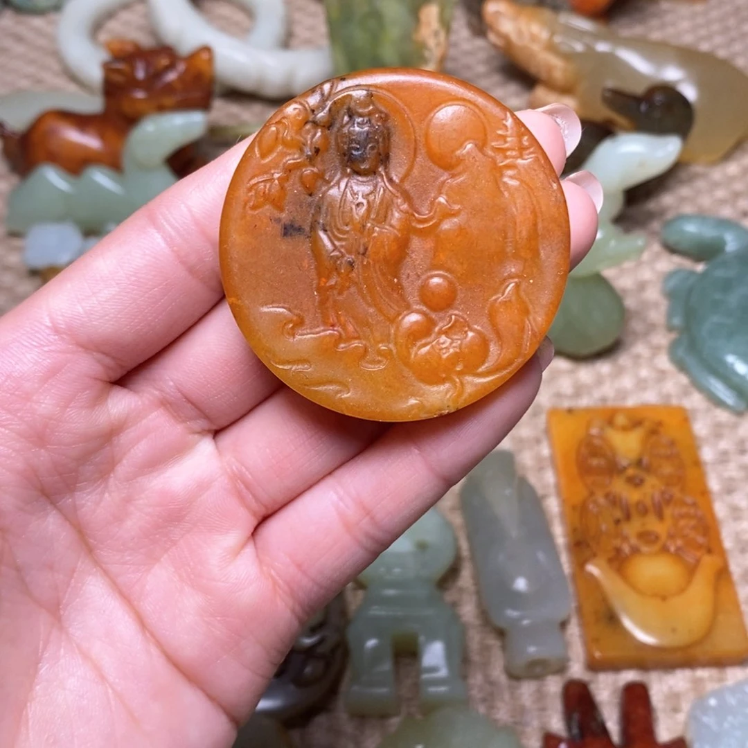 白玉菩提吊坠白玉菩提白玉菩提摆件