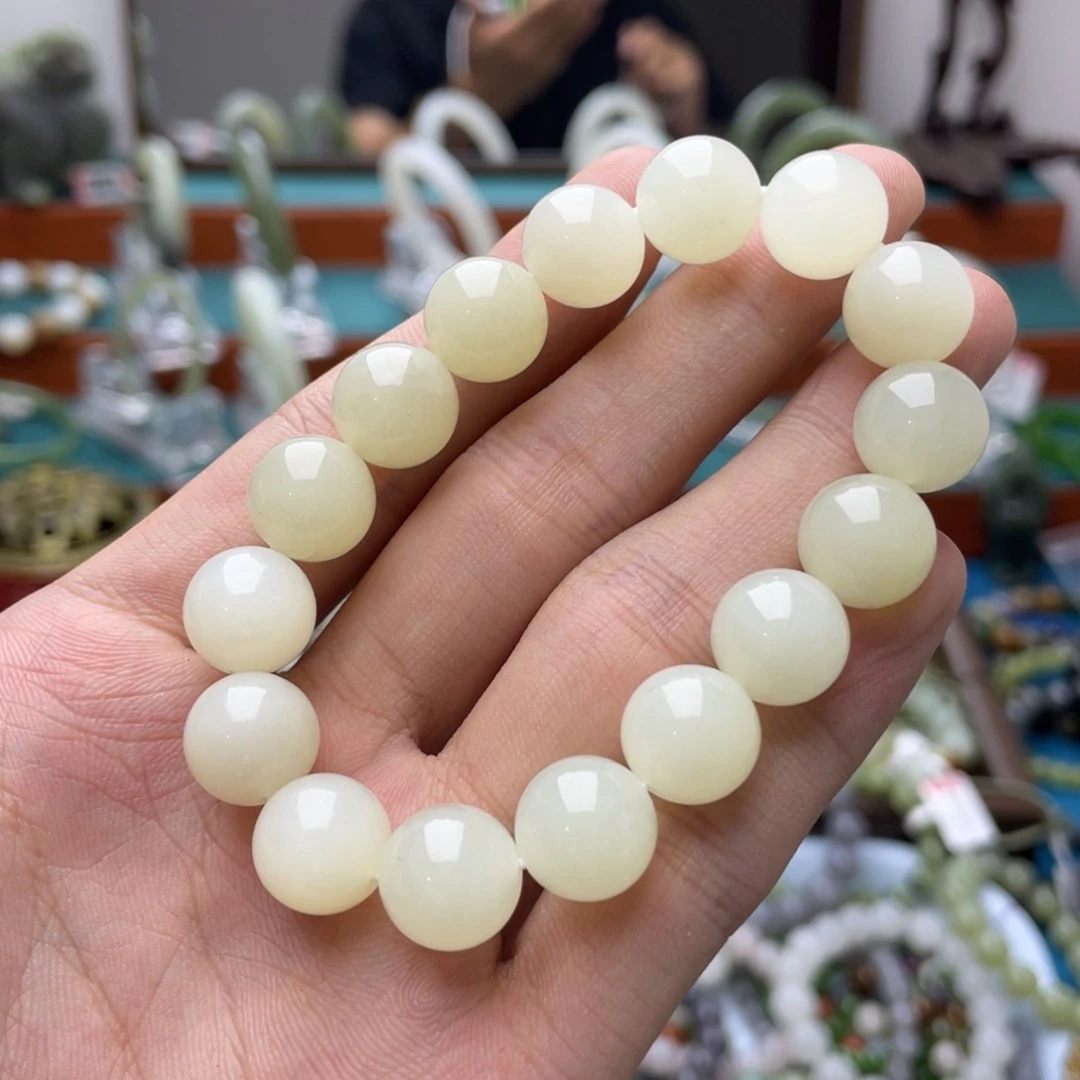 和田玉未镶嵌手链40