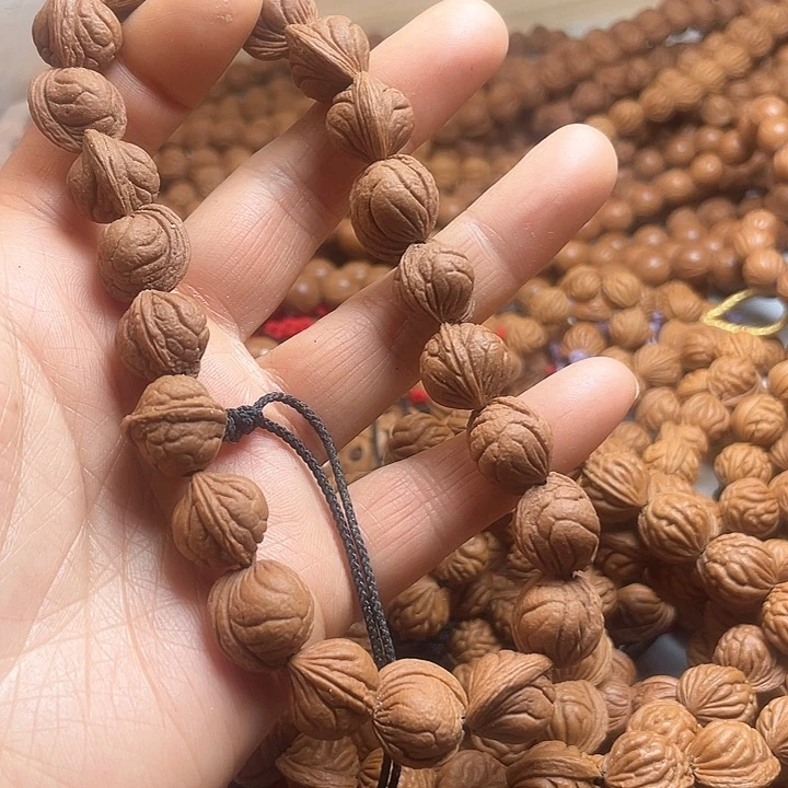 吊坠桃核点*秦岭龙纹小龙纹13尺寸手串原核