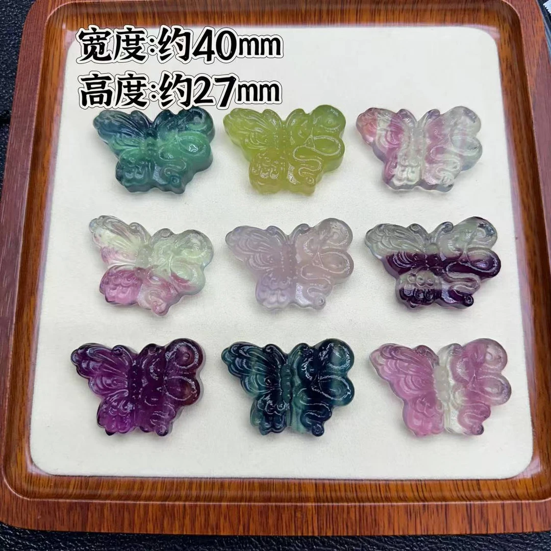 【彩萤材质】蛇蝶吊坠 DIY手机挂 DIY包挂 百搭 多样性发一