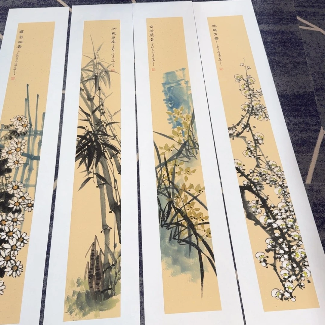 国画国画作品山水花鸟