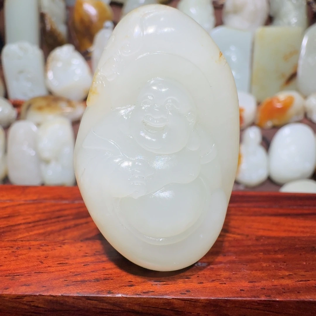 和田玉未镶嵌吊坠(不含链)